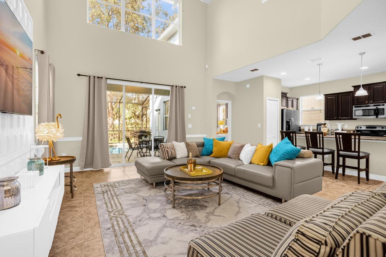 Light Yellow Home Lift Your Mood Near Disney 5Beds Kissimmee Kültér fotó