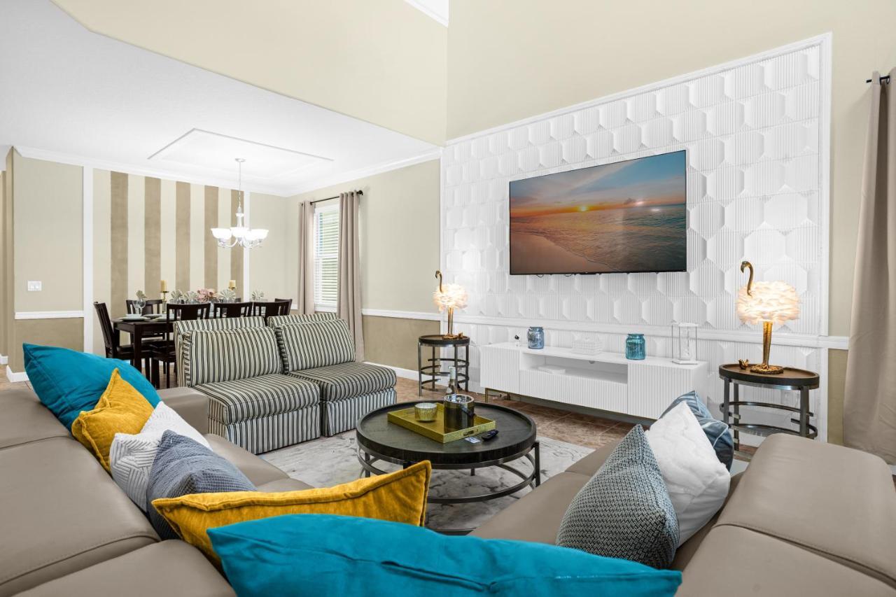 Light Yellow Home Lift Your Mood Near Disney 5Beds Kissimmee Kültér fotó